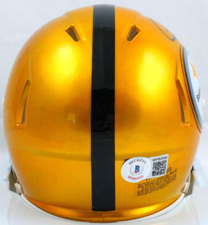Chase Claypool Signed Pittsburgh Steelers Flash Mini Helmet