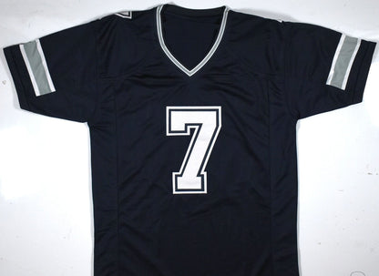 Trevon Diggs Autographed Dallas Cowboys Custom Blue Jersey