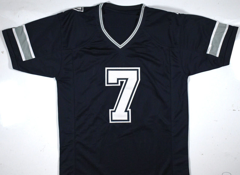 Trevon Diggs Autographed Dallas Cowboys Custom Blue Jersey