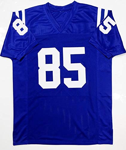Eric Ebron Autographed Blue Custom Jersey