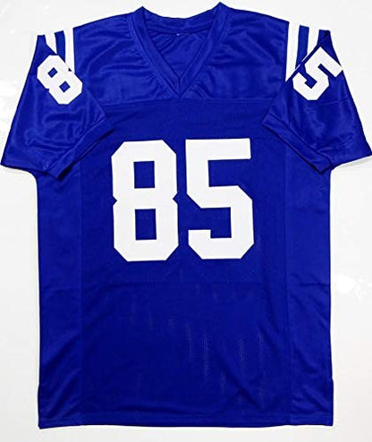 Eric Ebron Autographed Blue Custom Jersey