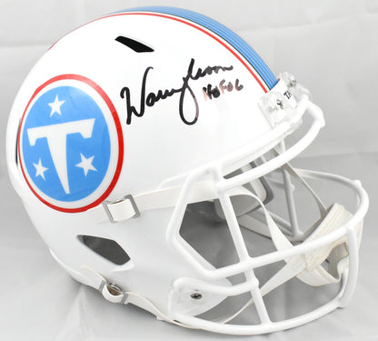 Warren Moon Signed Tennessee Titans Full Size Helmet - 2026 Speed