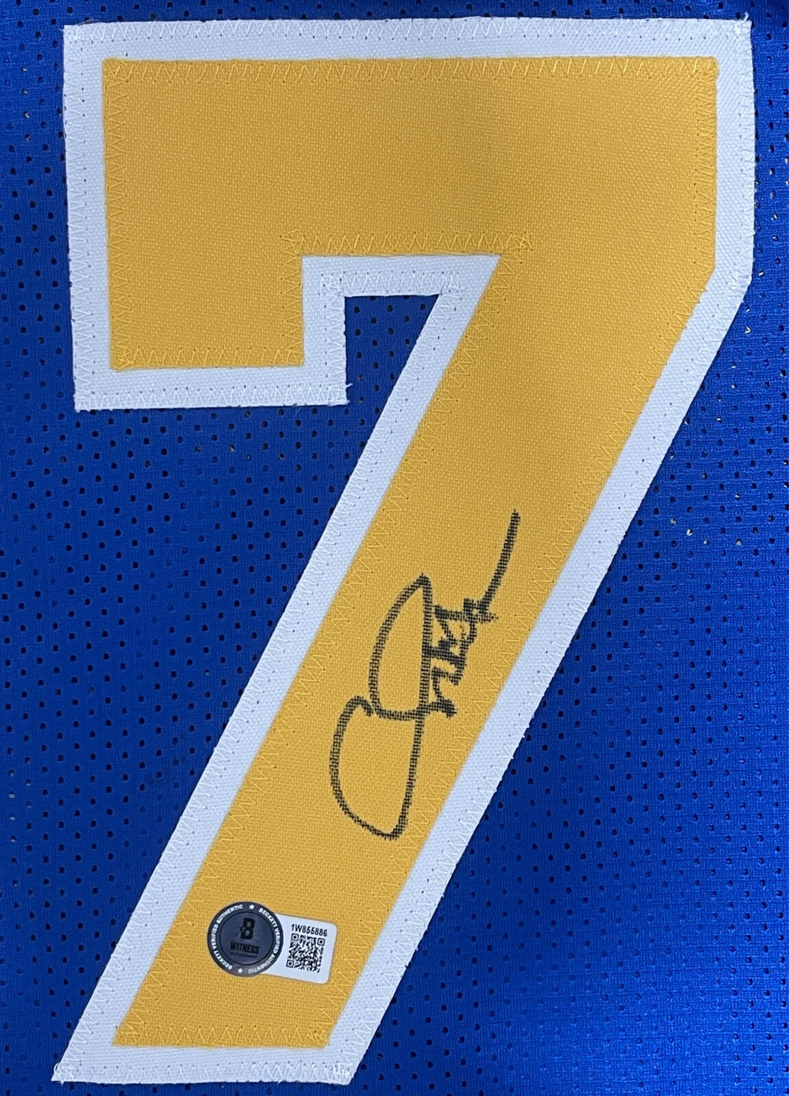 Chris Mullin Signed Golden State Warriors Custom Jersey (Beckett COA)