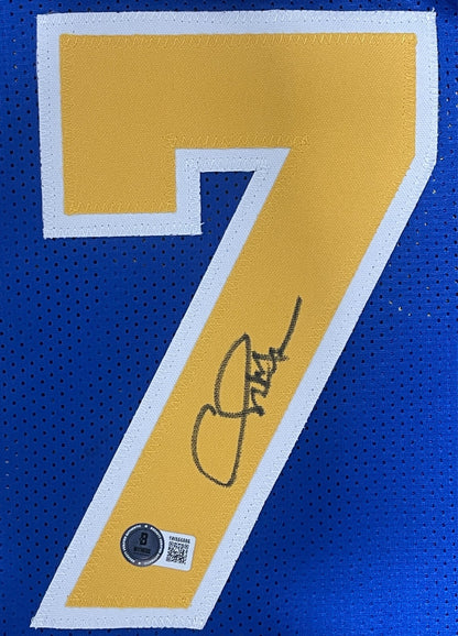 Chris Mullin Signed Golden State Warriors Custom Jersey (Beckett COA)