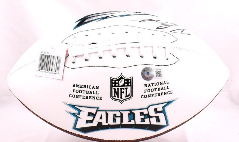 D'Andre Swift Autographed Philadelphia Eagles Logo Football