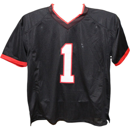 Rachaad White Signed Tampa Bay Buccaneers Pro Style Black Jersey BAS