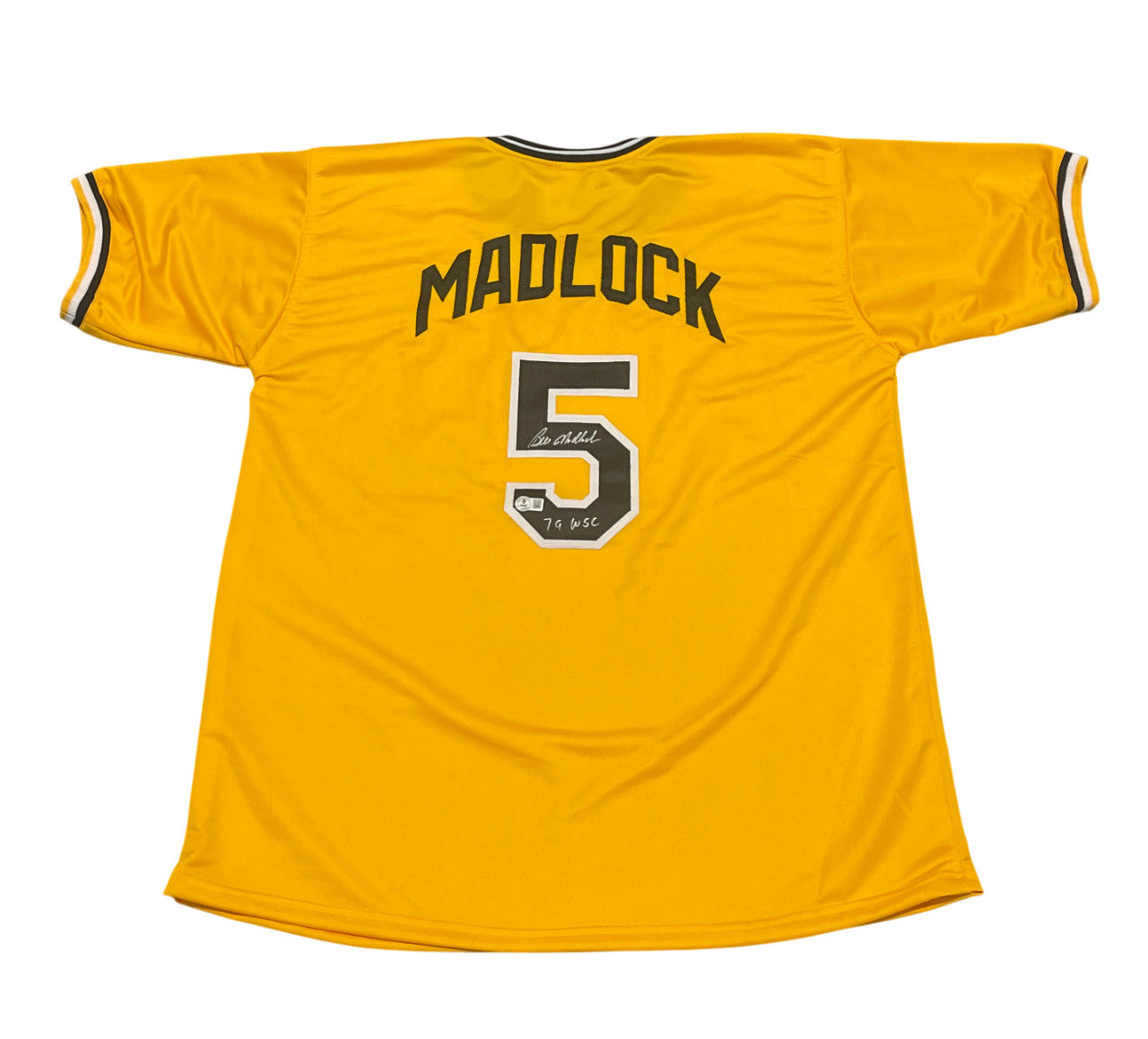 Bill Madlock Signed Pittsburgh Custom Baseball Jersey "79 WSC" BAS