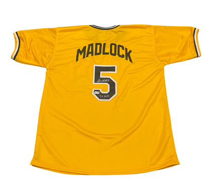 Bill Madlock Signed Pittsburgh Custom Baseball Jersey "79 WSC" BAS