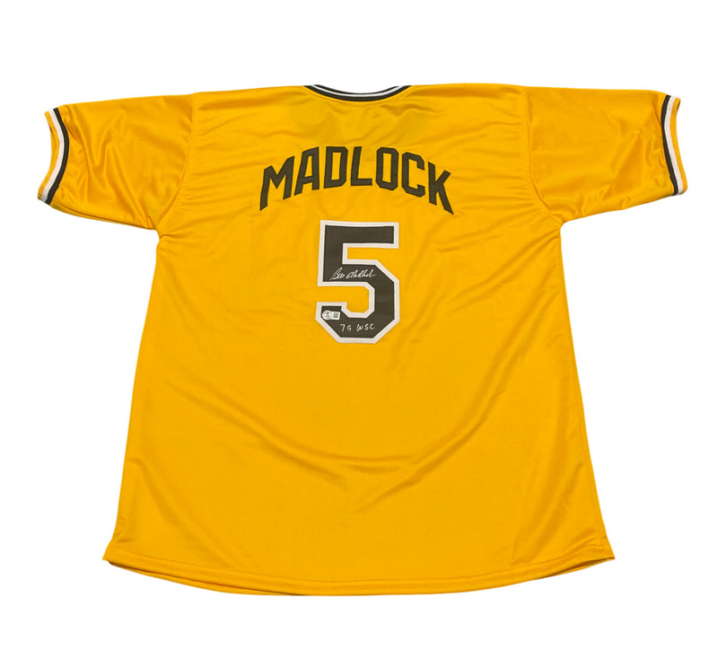 Bill Madlock Signed Pittsburgh Custom Baseball Jersey "79 WSC" BAS