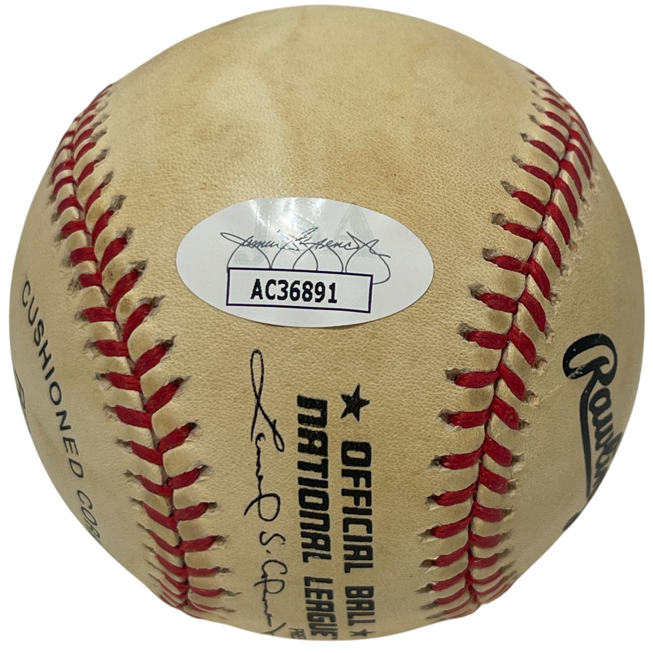 Garth Brooks Autographed Rawlings National League Baseball (JSA COA)