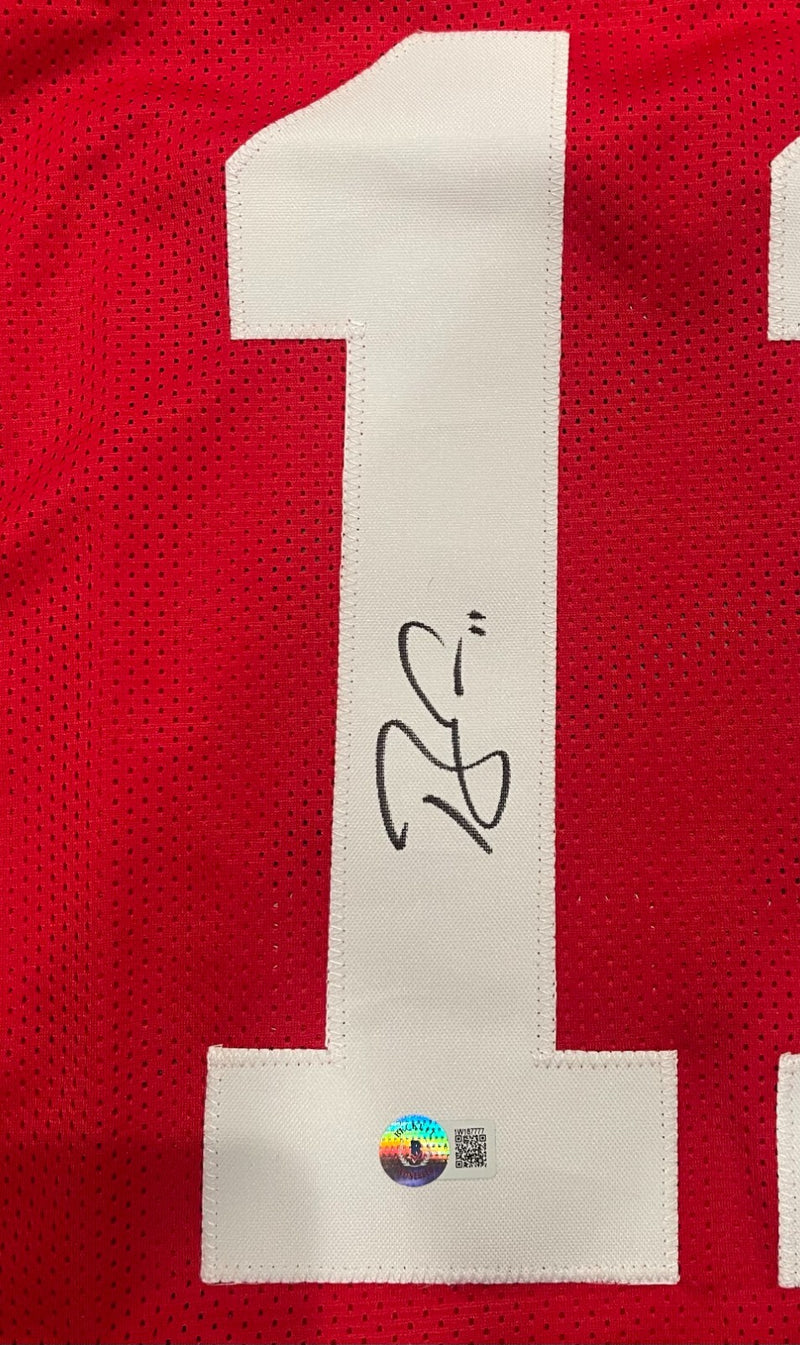 Brandon Aiyuk Custom Jersey - San Francisco 49ers (Beckett Witness)