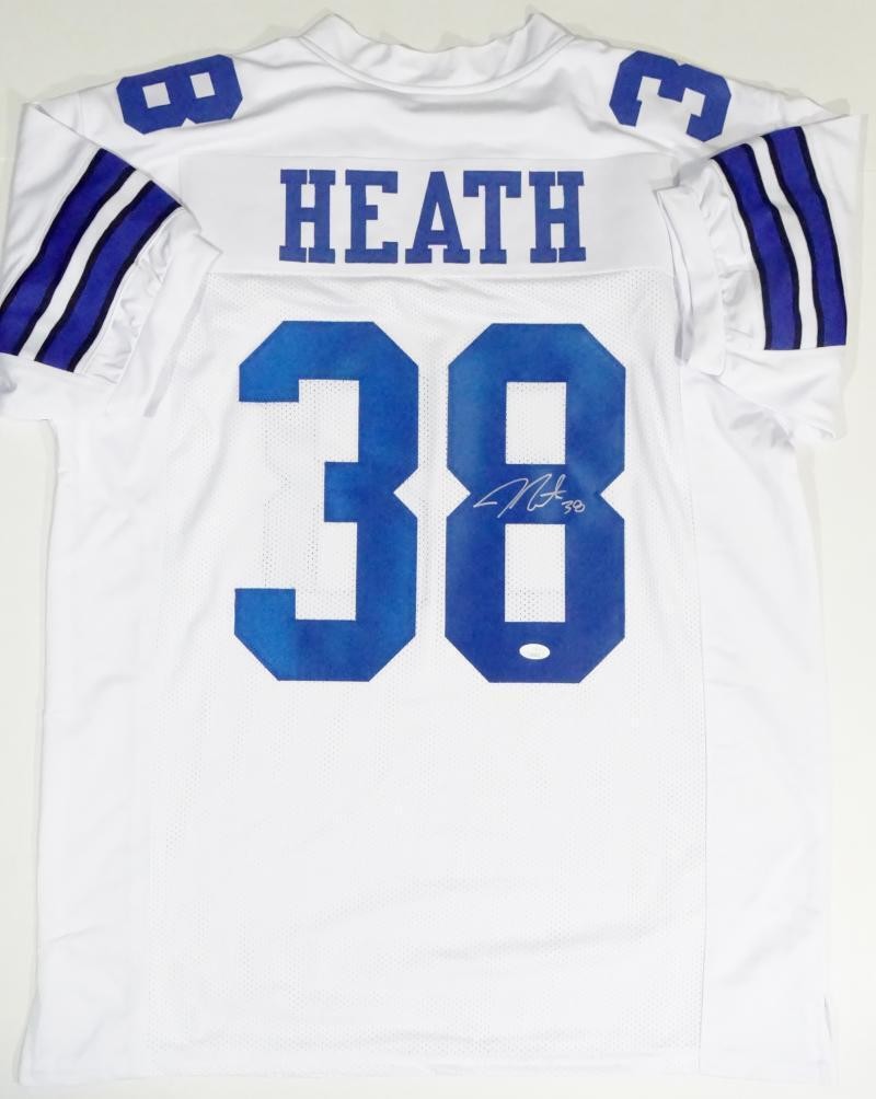 Jeff Heath Autographed White Custom Jersey