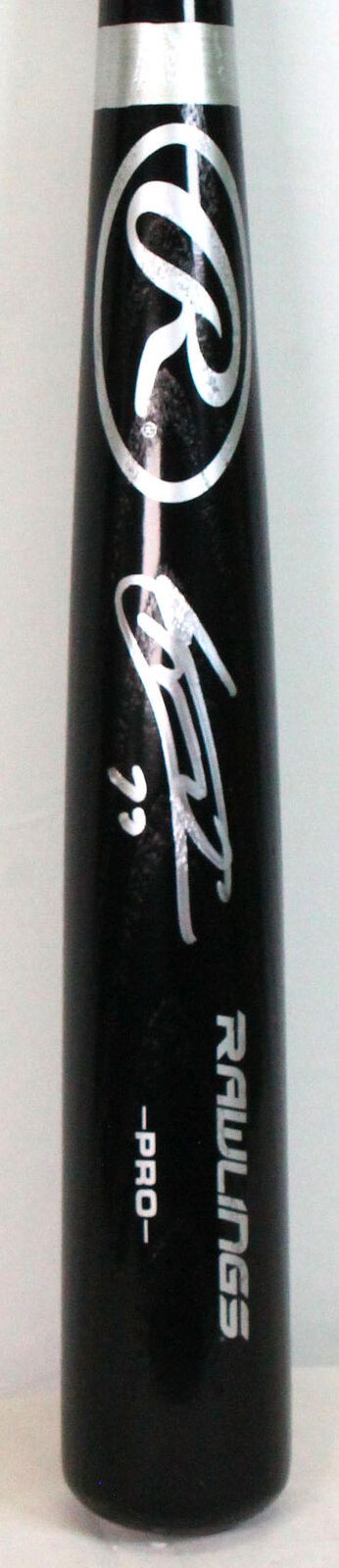 Vladimir Guerrero Jr. Autographed Black Rawlings Baseball Bat