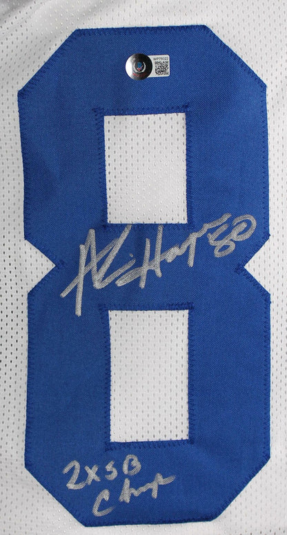 Alvin Harper Autographed White Custom Jersey "2x SB Champs"