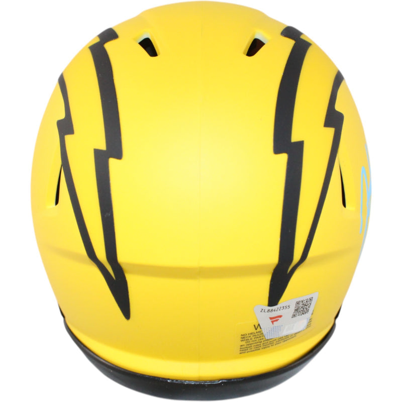 Justin Herbert Los Angeles Chargers Signed Rave Mini Helmet Fanatics