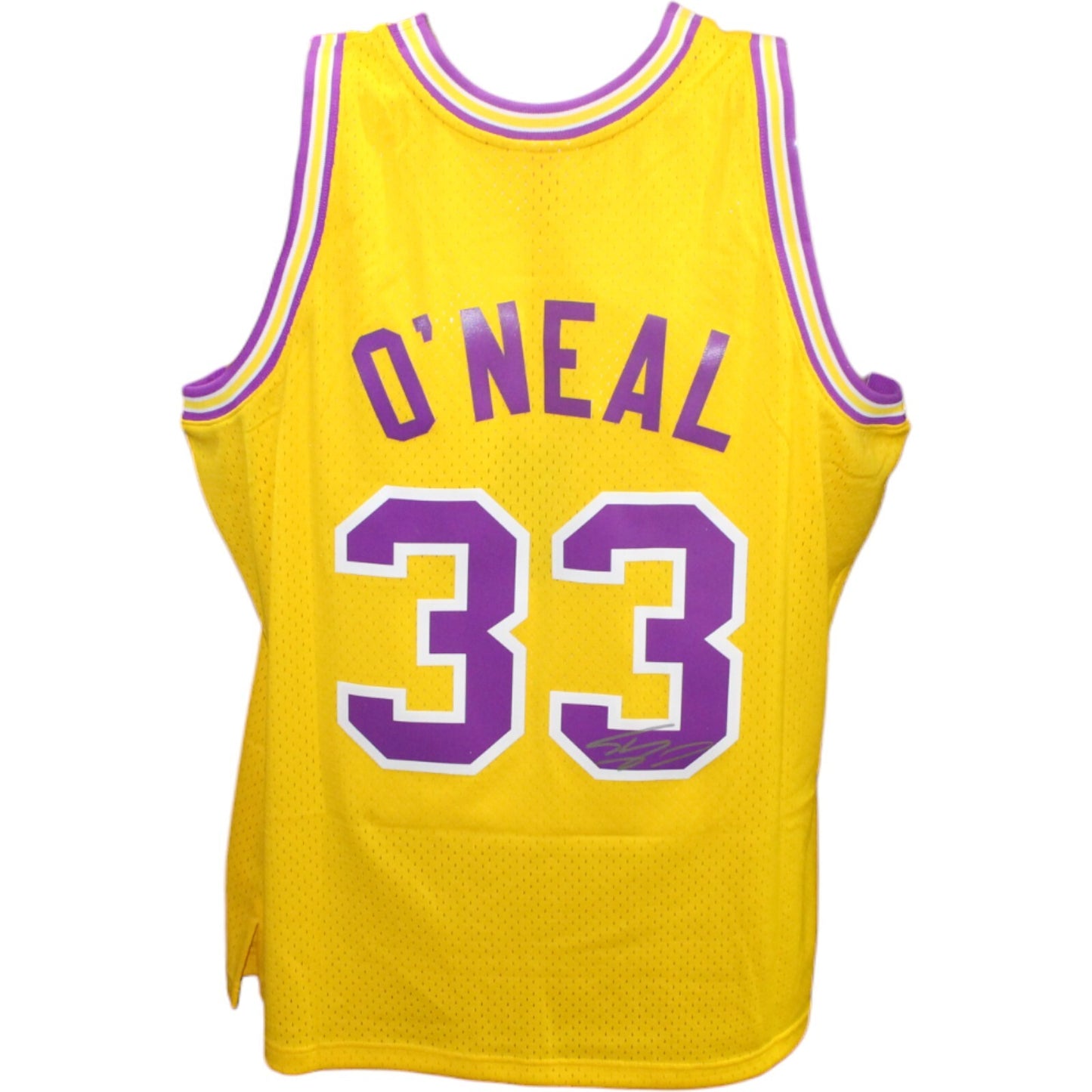 Shaquille O'Neal Signed LSU Tigers Mitchell & Ness Basketball Jersey