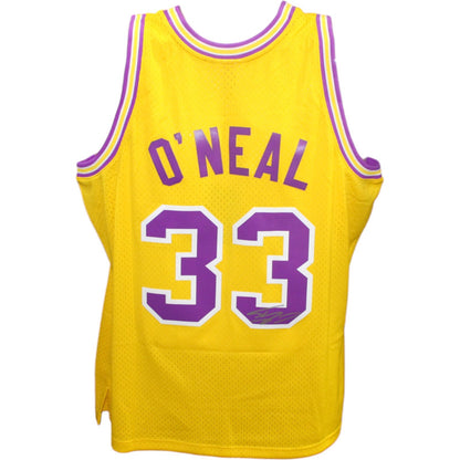 Shaquille O'Neal Signed LSU Tigers Mitchell & Ness Basketball Jersey