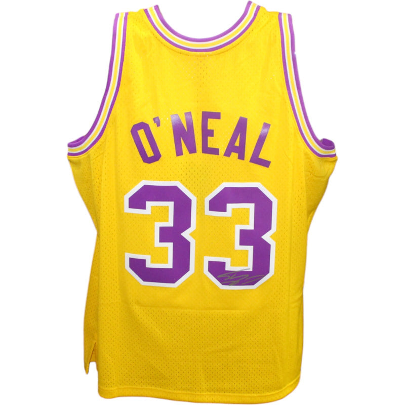 Shaquille O'Neal Signed LSU Tigers Mitchell & Ness Basketball Jersey