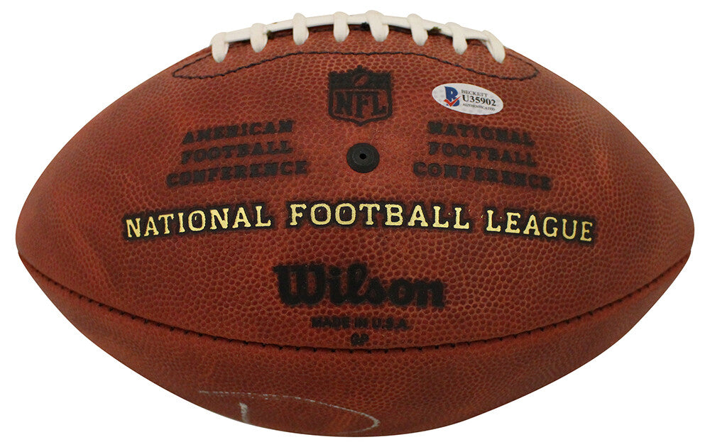 Brandon Marshall Signed Denver Broncos Official NFL Football Beckett BAS