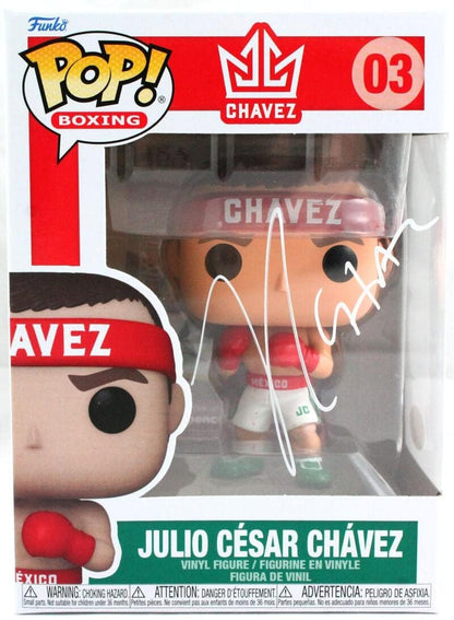 Julio Cesar Chavez Autographed Funko Pop Figurine #03