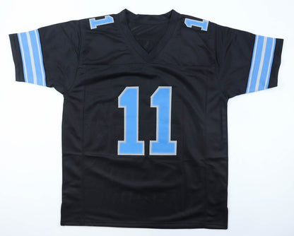 Daunte Culpepper Autographed Detroit Lions Black Custom Jersey