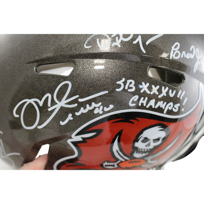 Derrick Brooks & Multi-Signed Buccaneers SB 37 Authentic Full Size Helmet