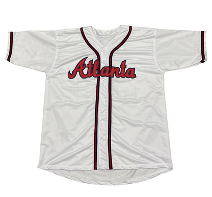 John Smoltz Signed Atlanta Braves Custom Jersey (Beckett Witness COA)