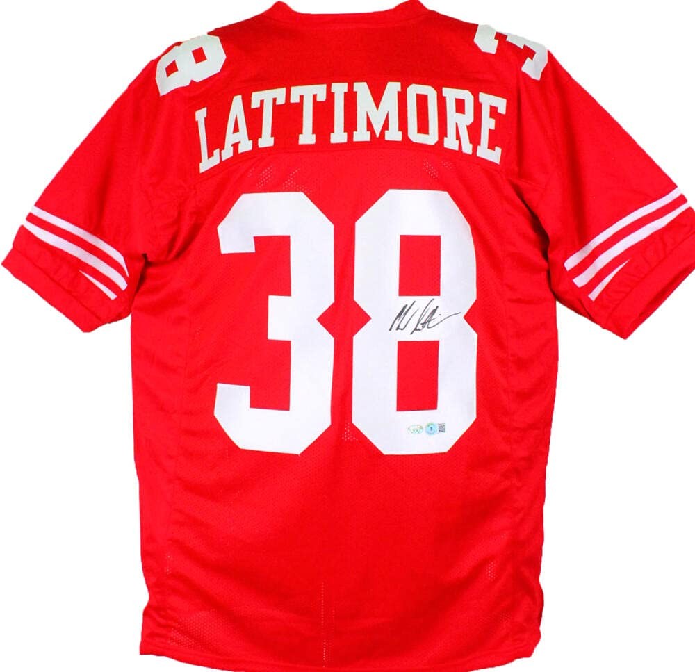 Marcus Lattimore Autographed Red Custom Football Jersey