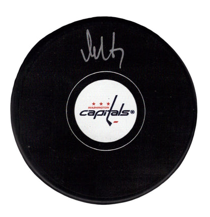 Alex Ovechkin Signed Washington Capitals Logo Hockey Puck - Fanatics COA