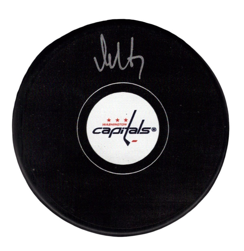 Alex Ovechkin Signed Washington Capitals Logo Hockey Puck - Fanatics COA