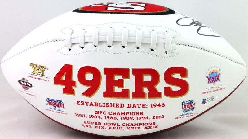 Jeff Garcia Signed San Francisco 49ers Logo Football