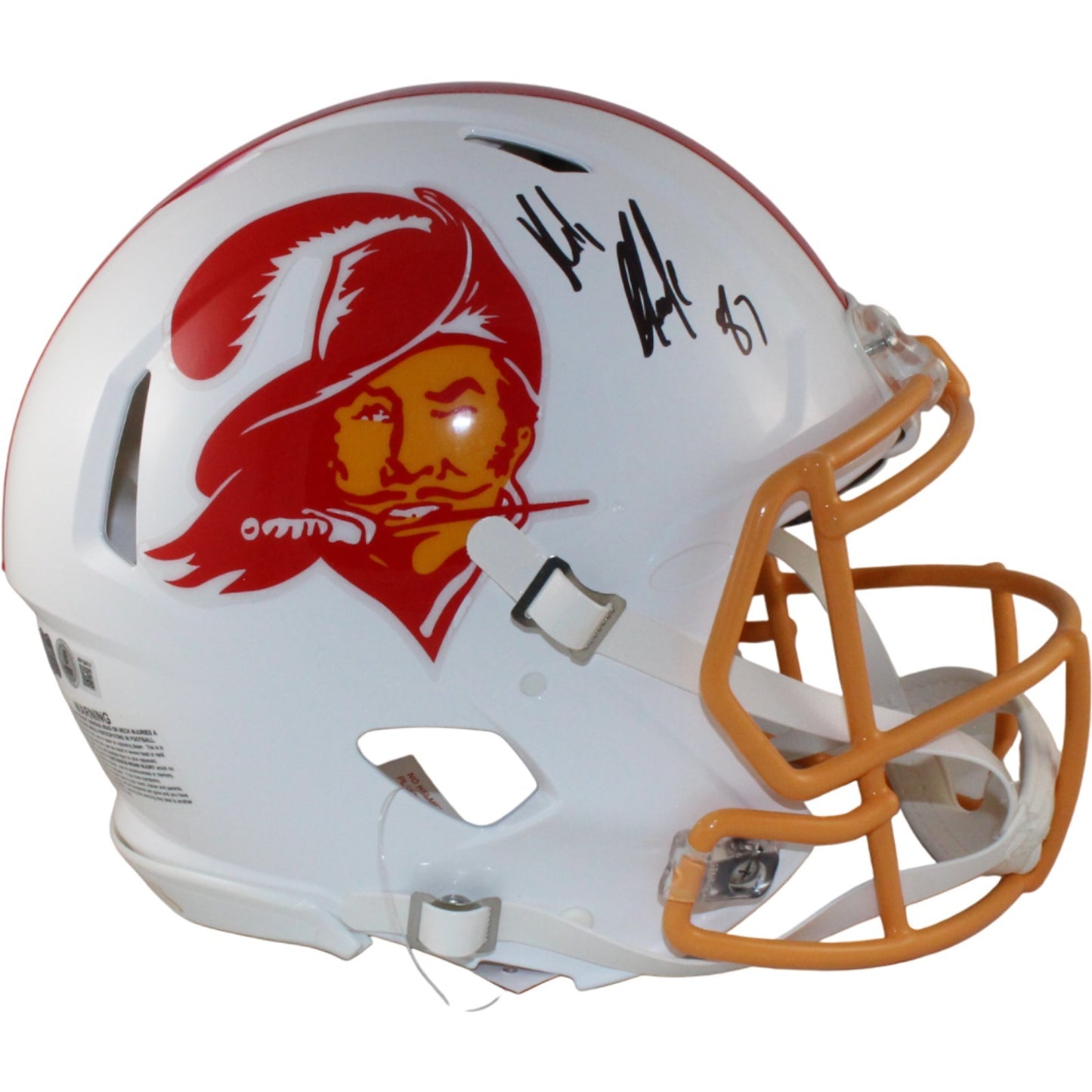 Rob Gronkowski Autographed Tampa Bay Buccaneers Throwback Authentic Helmet