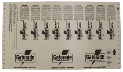 Deion Sanders Signed Atlanta Falcons 1989 Season Ticket Proof Sheet BAS