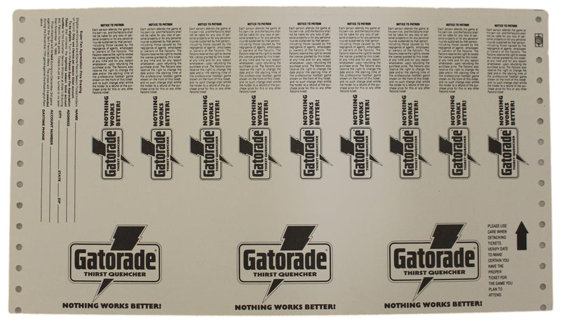 Deion Sanders Signed Atlanta Falcons 1989 Season Ticket Proof Sheet BAS