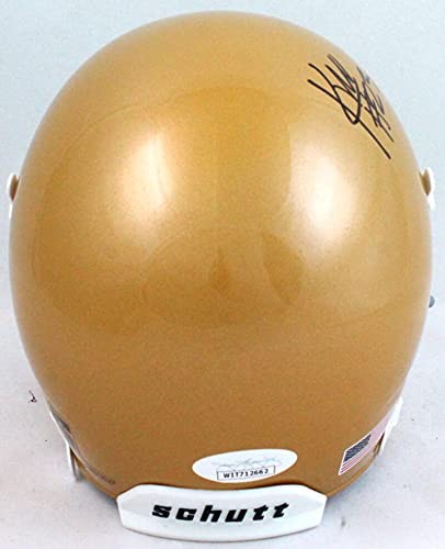 Kyren Williams Autographed Notre Dame Fighting Irish Black Mini Helmet