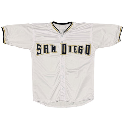 Heath Bell Signed San Diego Padres Custom Baseball Jersey