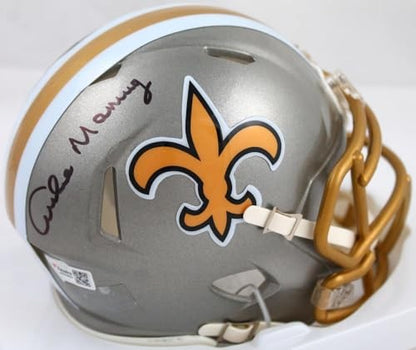 Archie Manning Signed New Orleans Saints Flash Speed Mini Helmet