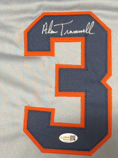 Alan Trammell Signed Detroit Tigers Custom Jersey