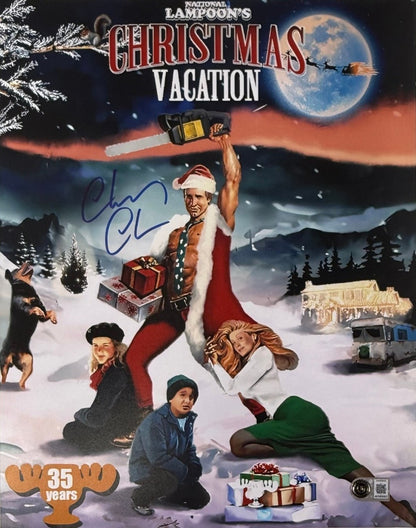 Chevy Chase Signed Christmas Vacation 8x11 Photo