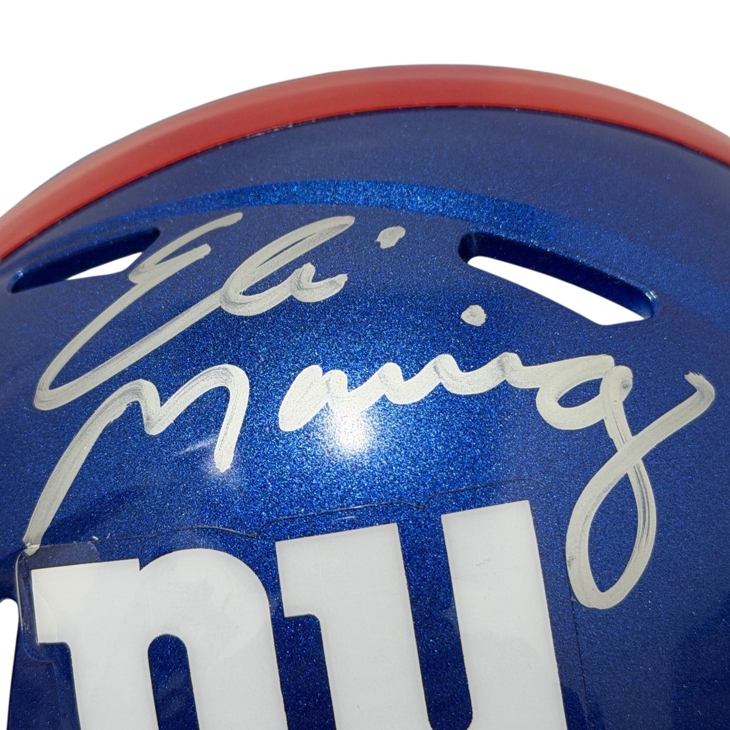 Eli Manning New York Giants Autographed Speed Mini Helmet Fanatics COA