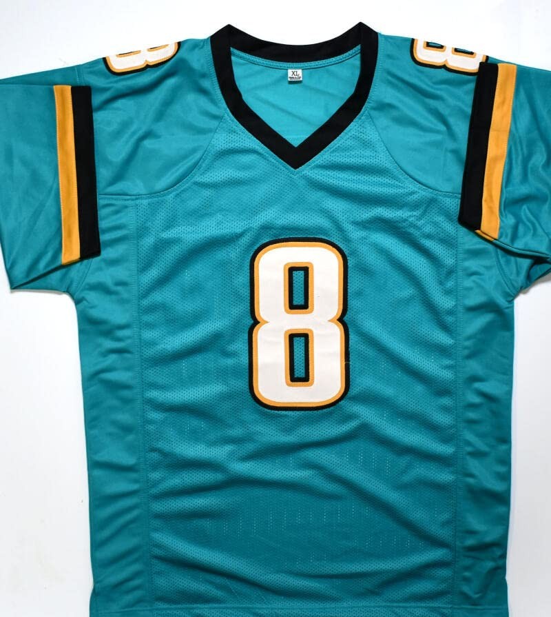 Mark Brunell Autographed Jacksonville Jaguars Style Teal Jersey