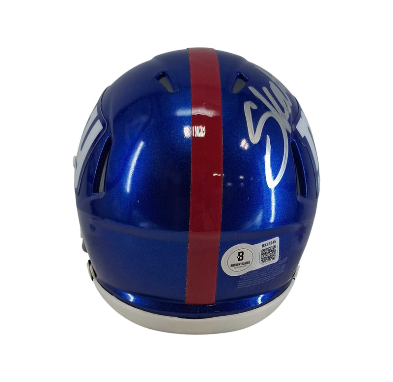 Cam Skattebo Signed New York Giants Speed Mini Helmet