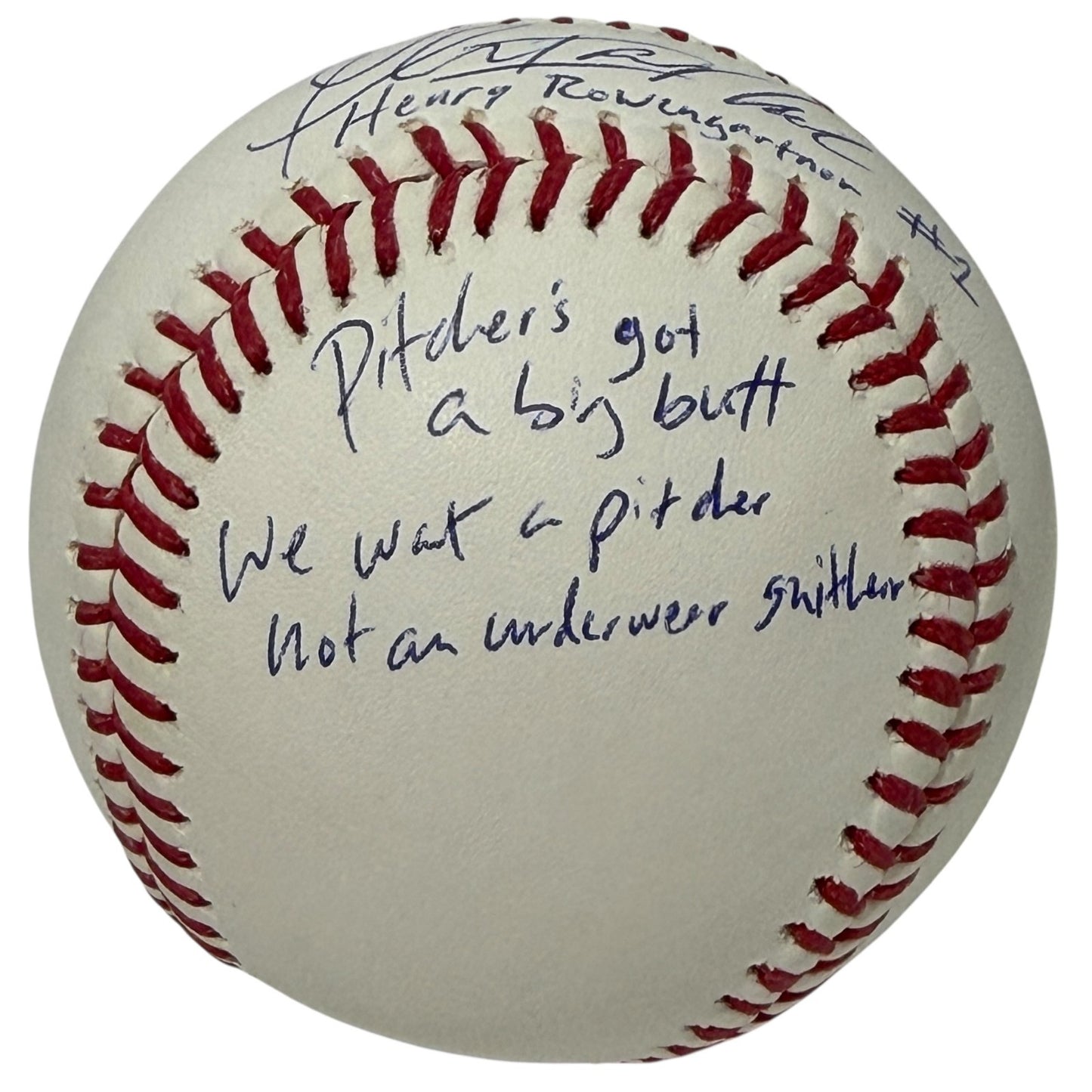 Thomas Ian Nicholas Signed ROMLB Baseball (Rookie of the Year Quote) BAS
