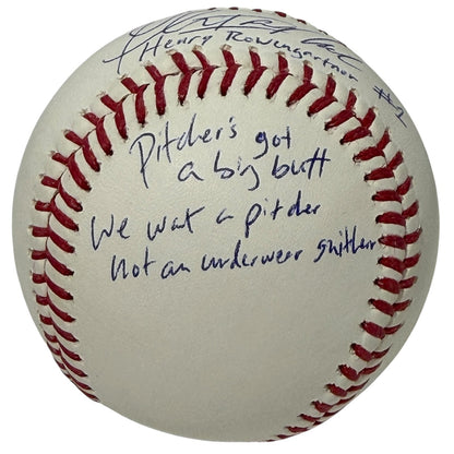 Thomas Ian Nicholas Signed ROMLB Baseball (Rookie of the Year Quote) BAS
