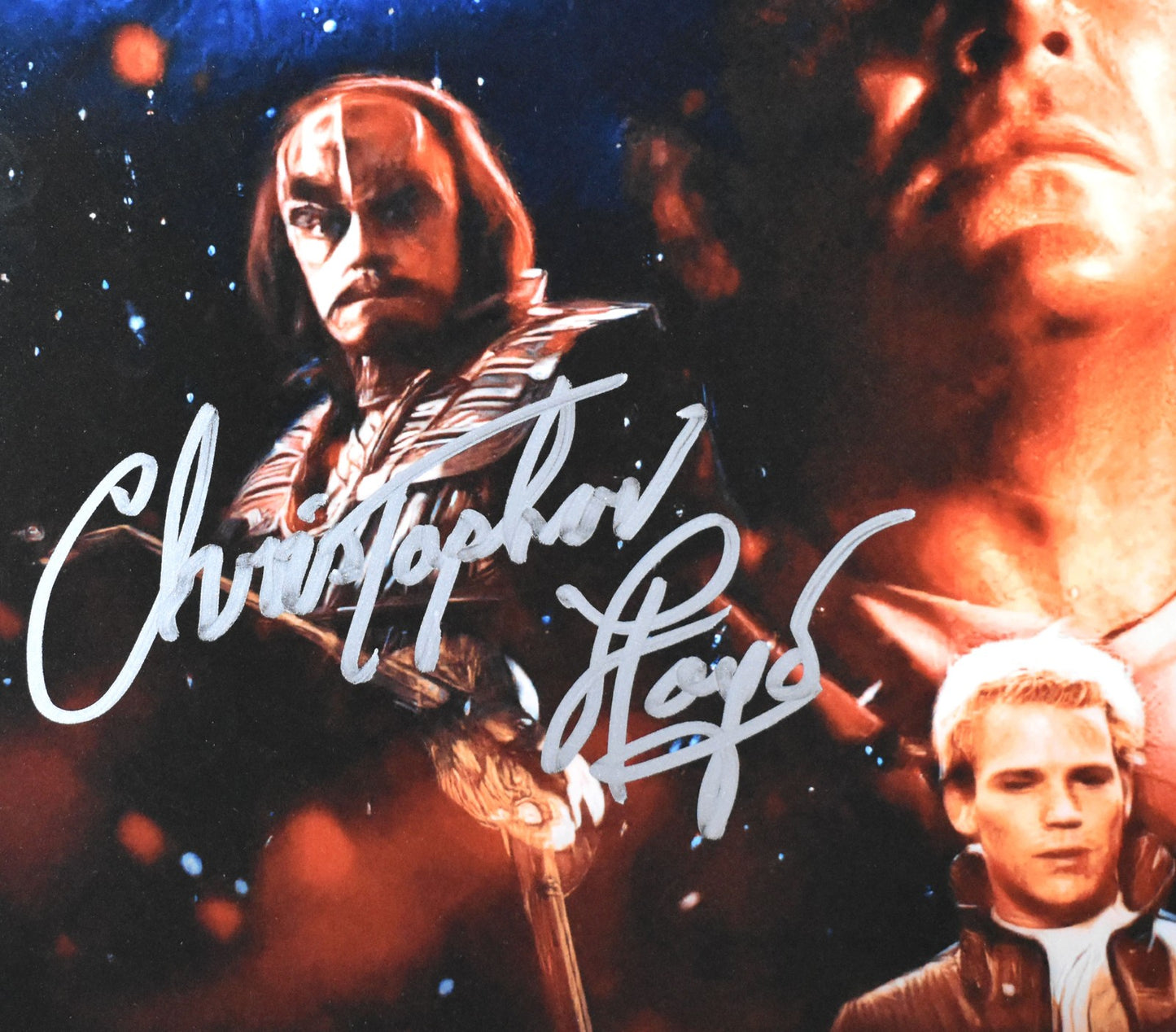 Christopher Lloyd & William Shatner Signed Star Trek 16x20 Photo