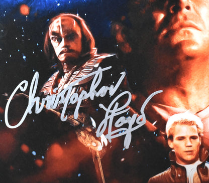 Christopher Lloyd & William Shatner Signed Star Trek 16x20 Photo