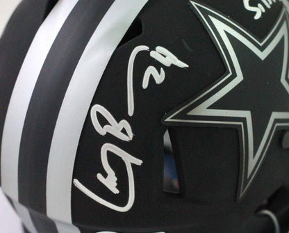 Larry Brown Signed Dallas Cowboys Eclipse Mini Helmet SB MVP