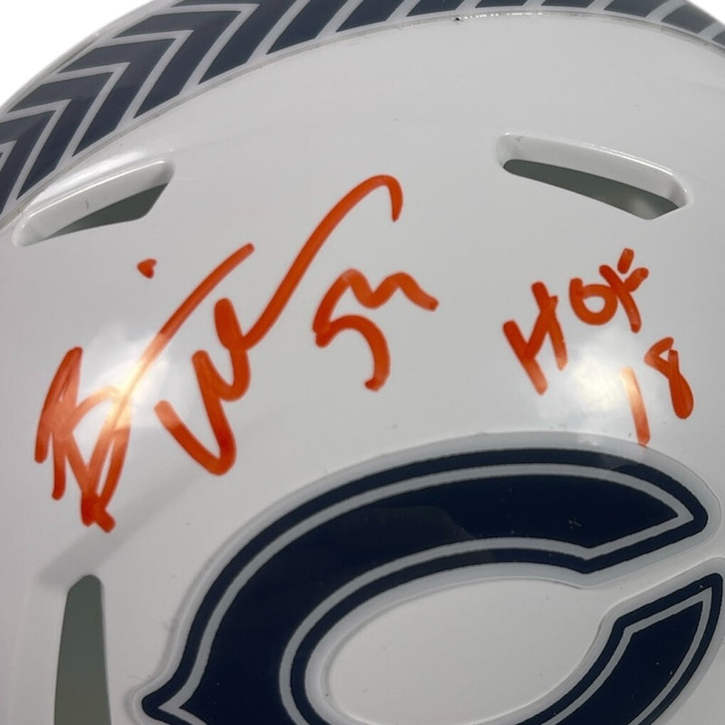 Brian Urlacher Signed Chicago Bears 2024 Salute Mini Helmet HOF 18
