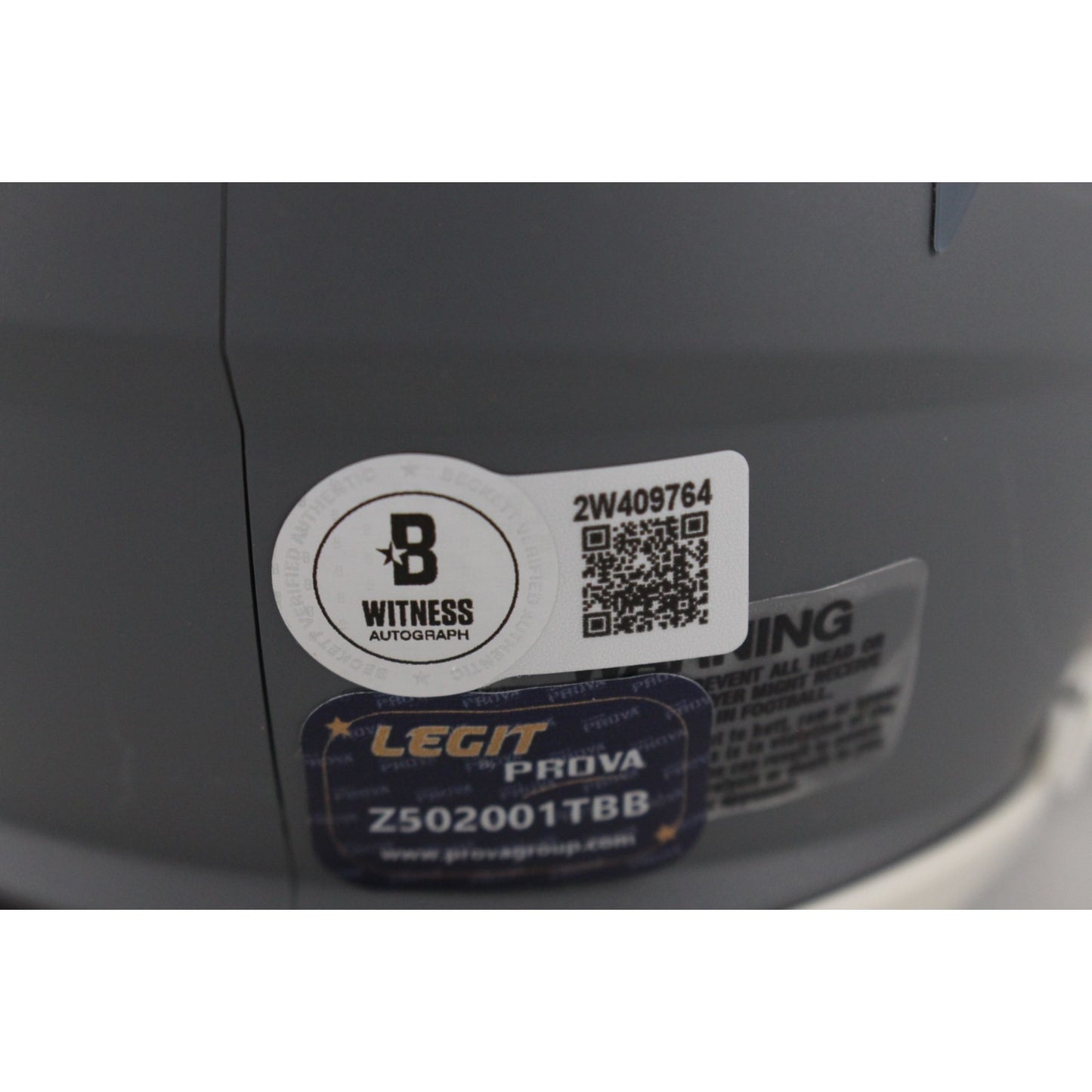 Ed Reed Autographed Baltimore Ravens Slate Mini Helmet