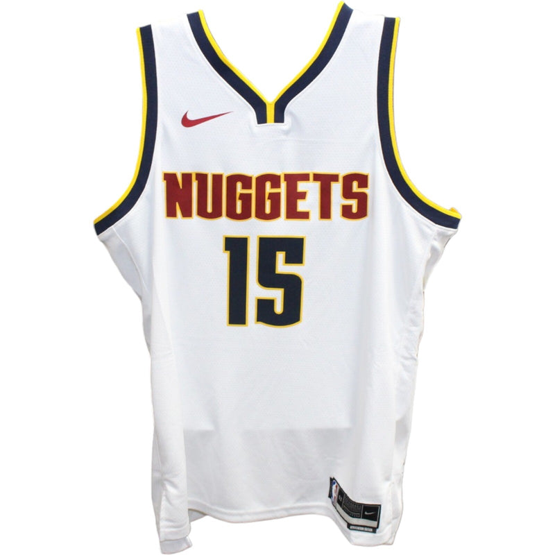 Nikola Jokic Signed Denver Nuggets Nike White Jersey Beckett